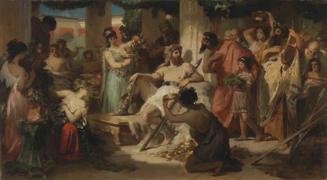 Ludwig Thiersch, Alaric in Athens (1879)