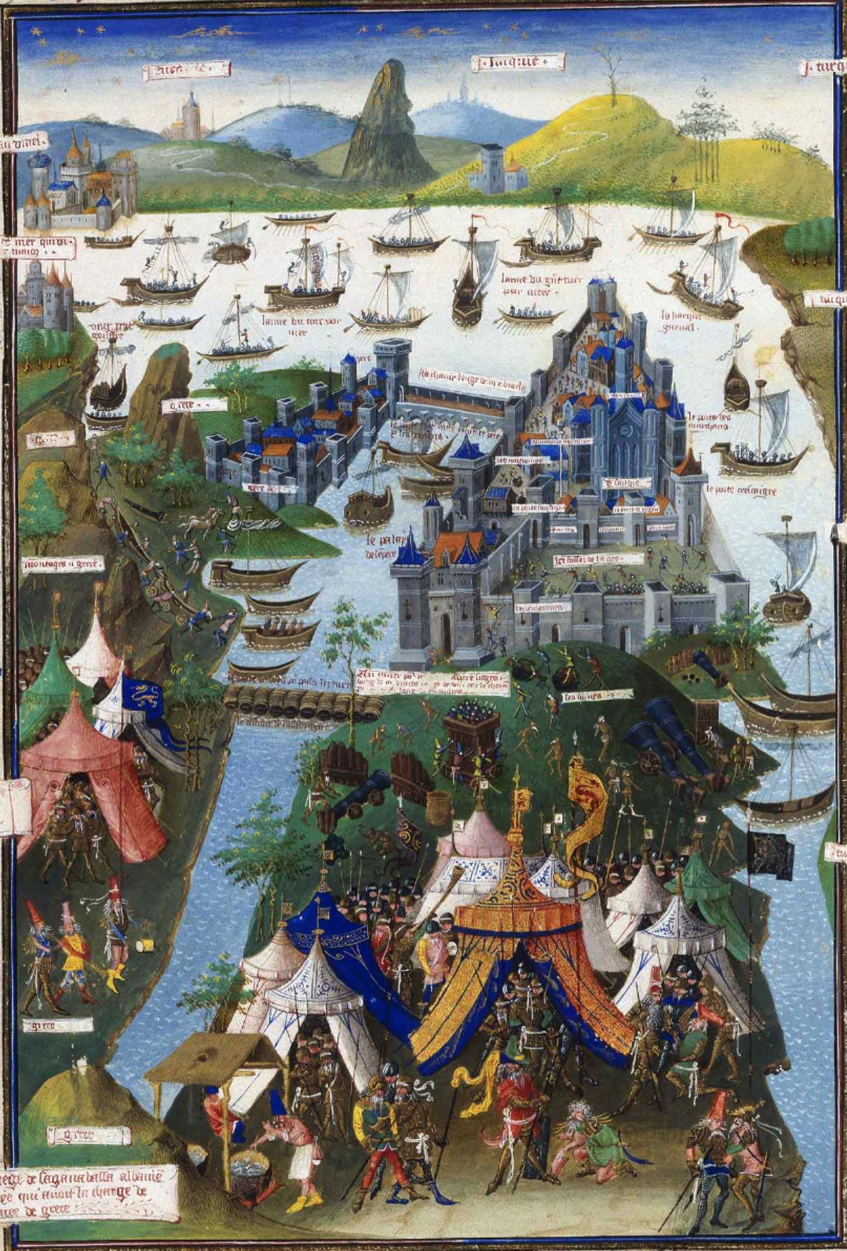 Jean Le Tavernier, The Siege of Constantinople (1455)
